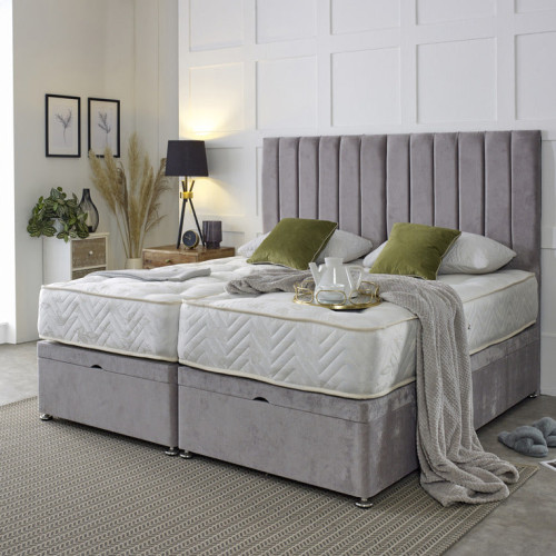 Ashford Classic Guest Hotel Zip and Link Contract 1500 Pocket Sprung Ottoman Divan Bed Set