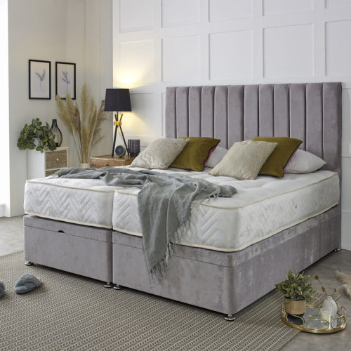 Ashford Classic Guest Hotel Zip and Link Contract 2000 Pocket Sprung Ottoman Divan Bed Set