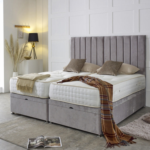 Luxury Hotel Zip and Link Contract 3000 Pocket Sprung Intelligent Memory Ottoman Divan Bed Set