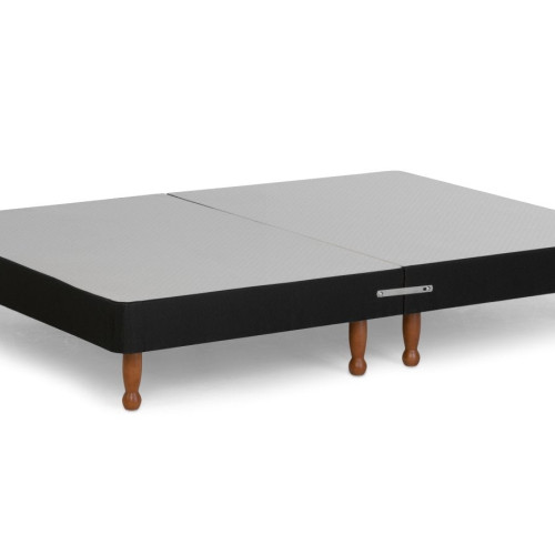 Platform Top Divan Bed Base on Skittle Wooden Legs